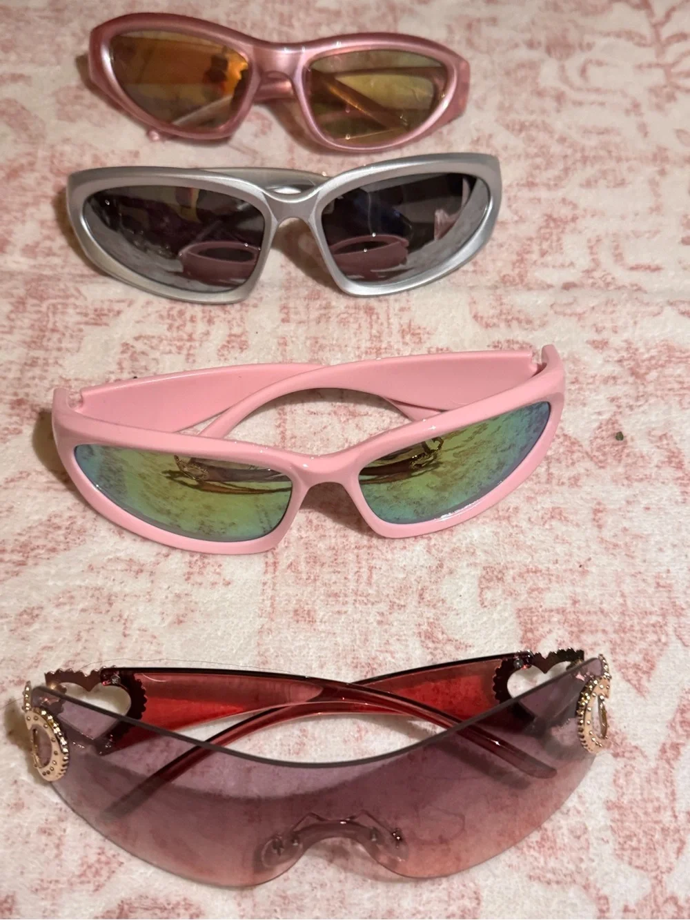 Pink Women's Sport Sunglasses - Pink Frame